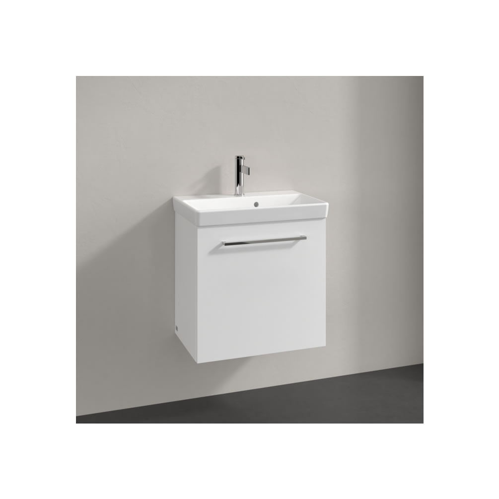 Lifestyle image of Villeroy & Boch Avento Brilliant White 550mm Wall-Hung Basin Vanity Unit